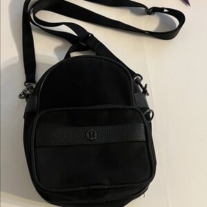 Lululemon Now and Always Convertible Bag *Mini Black Backpack crossbody